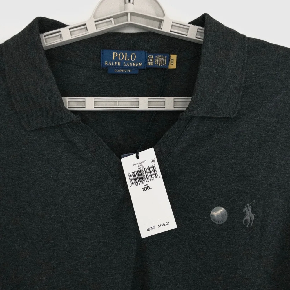 Polo Ralph Lauren Men's XXL Soft Cotton Long Sleeve Polo Shirt Classic Fit $115